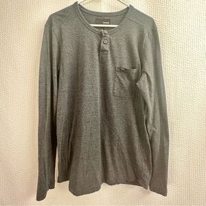 Hurley Men’s Gray Long Sleeve Tee Size: Large